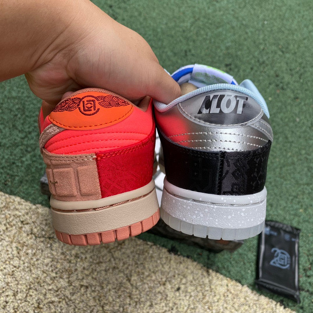 Nike x CLOT Dunk Low "Wat de"
