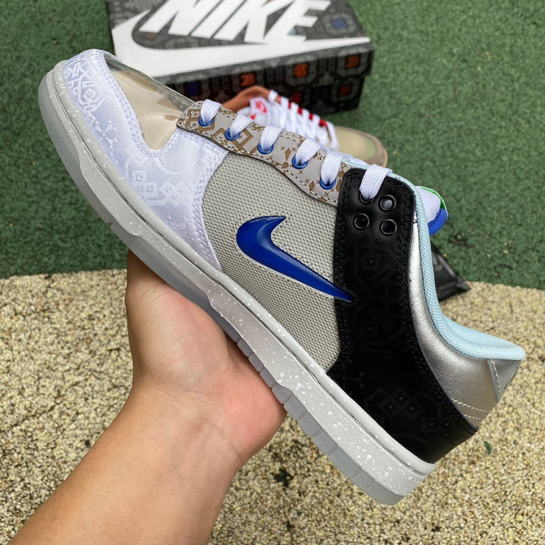Nike x CLOT Dunk Low "Wat de"