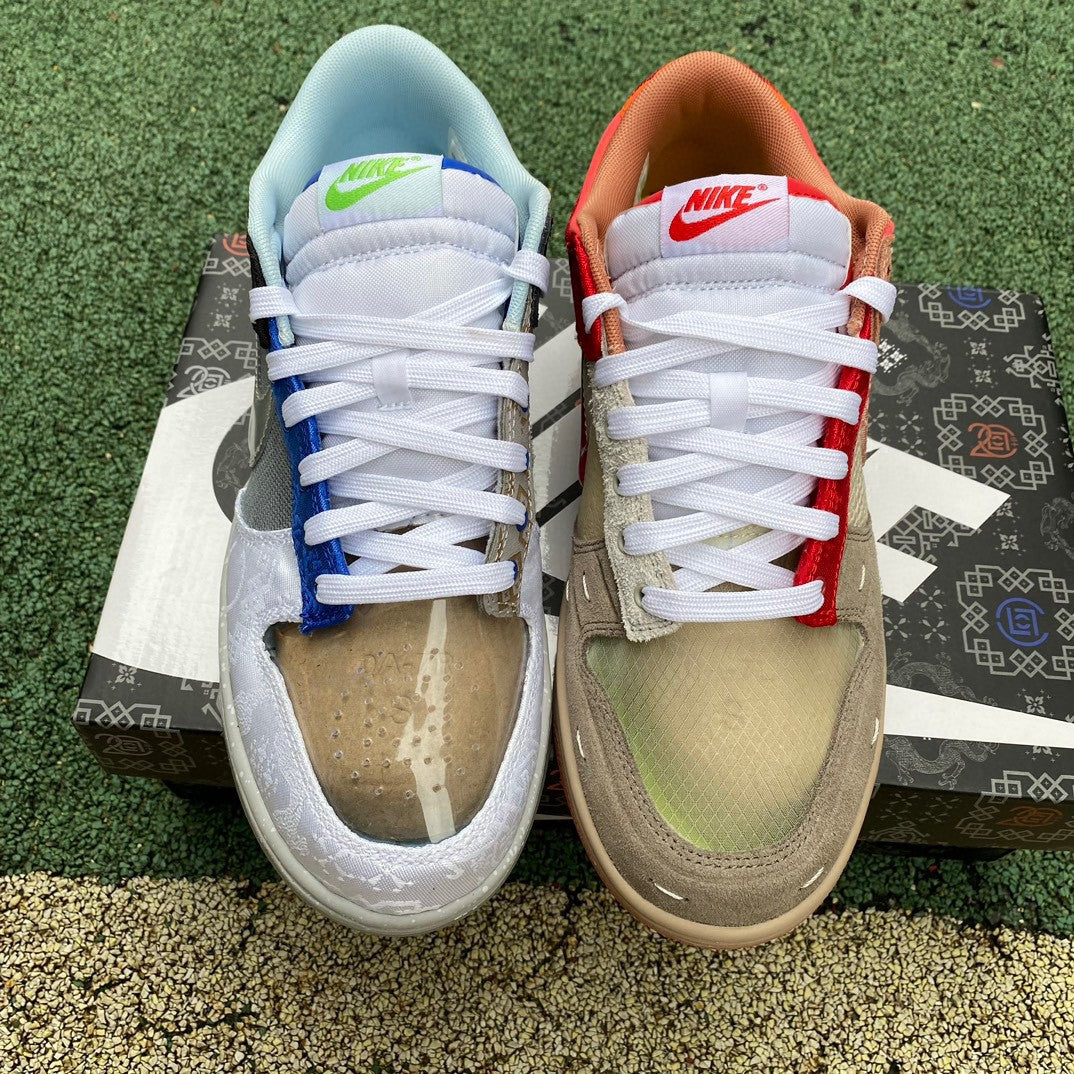 Nike x CLOT Dunk Low "Wat de"